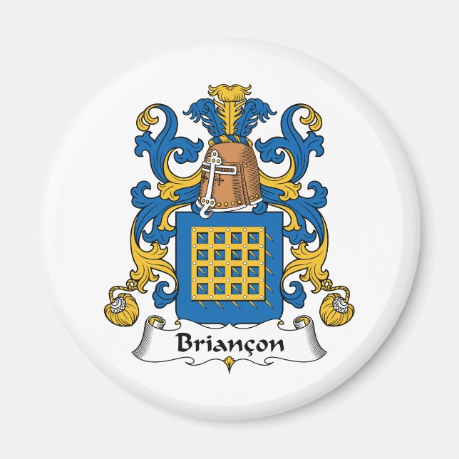 Briancon Family Crest Magnet (Front)