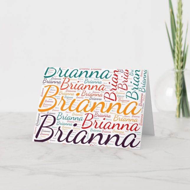 Brianna Card (Front)