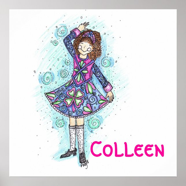 Brianne Irish Dancer Poster! Poster (Front)