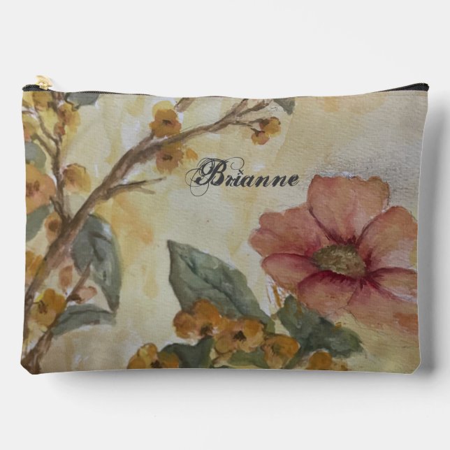 Brianne Pillow Large Cosmetic Bag (Front)
