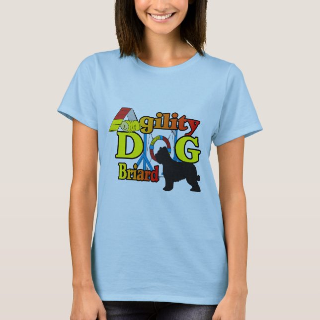 Briard Agility Shirts Gifts (Front)