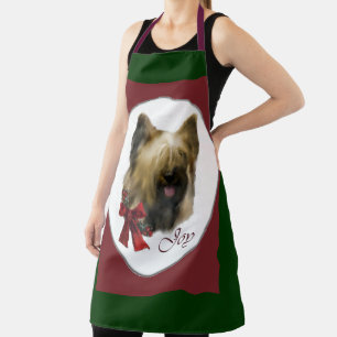 Briard Christmas Gifts Apron