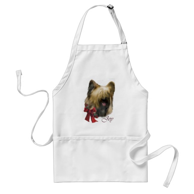 Briard Christmas Gifts Standard Apron (Front)