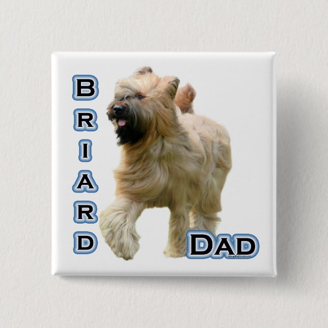 Briard Dad 4 - Button (Front)