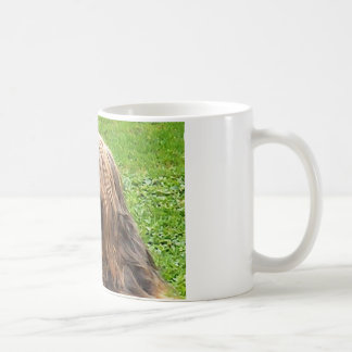 Briard fauve coffee mug