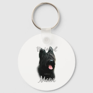 Briard Mum 2 Key Ring