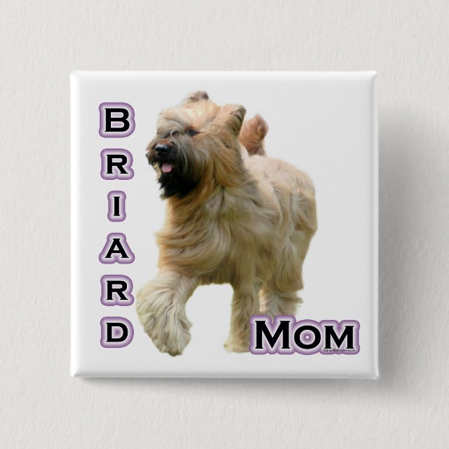 Briard Mum 4 - Button (Front)