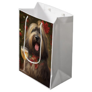 Briard New Year Medium Gift Bag