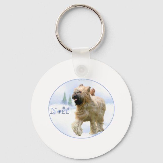 Briard Noel Key Ring (Front)