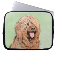 Briard Painting - Cute Original Dog Art