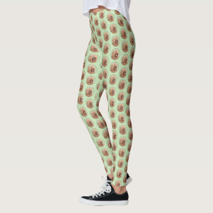 Briard Painting - Cute Original Dog Art Leggings