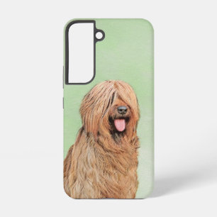 Briard Painting - Cute Original Dog Art Samsung Galaxy Case
