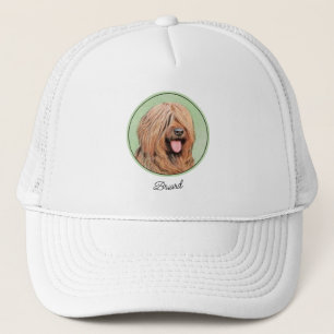 Briard Painting - Cute Original Dog Art Trucker Hat