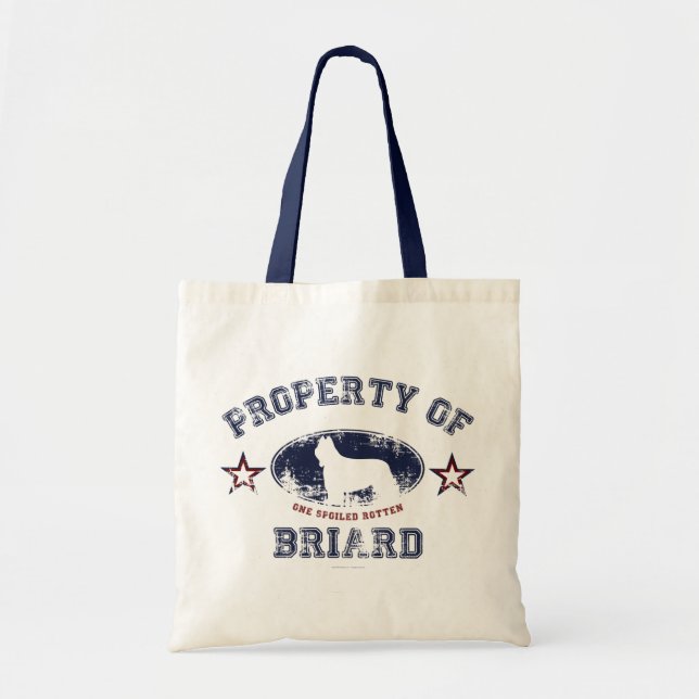 Briard Tote Bag (Front)