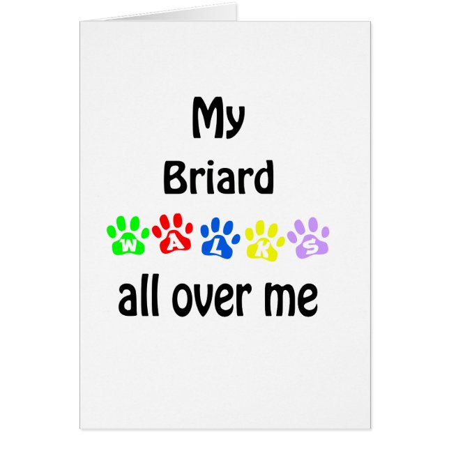 Briard Walks Design (Front)