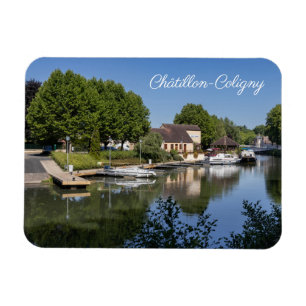 Briare Canal, Chatillon-Coligny, France Magnet