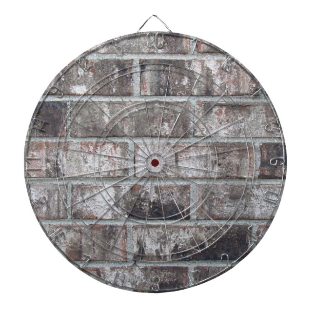 Brick and Mortar (printed: not made from bricks) Dartboard (Front)