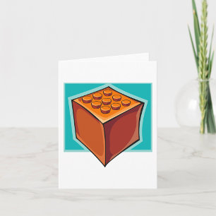 Brick Block Fun Building Toy Card