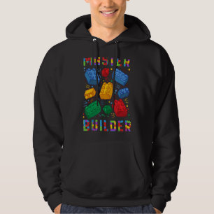 Brick Builder Blocks Master Builder Brick Building Hoodie