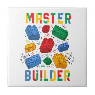 Brick Builder Funny Blocks Building Master Builder Tile