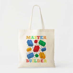 Brick Builder Funny Blocks Master Builder Tote Bag