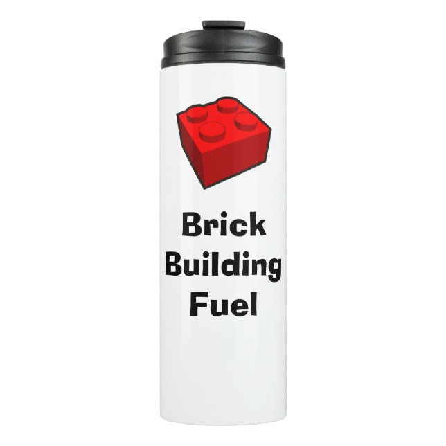 Brick Building Fuel Tumbler (Front)
