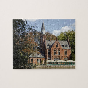 Brick church on Minnewater Jigsaw Puzzle