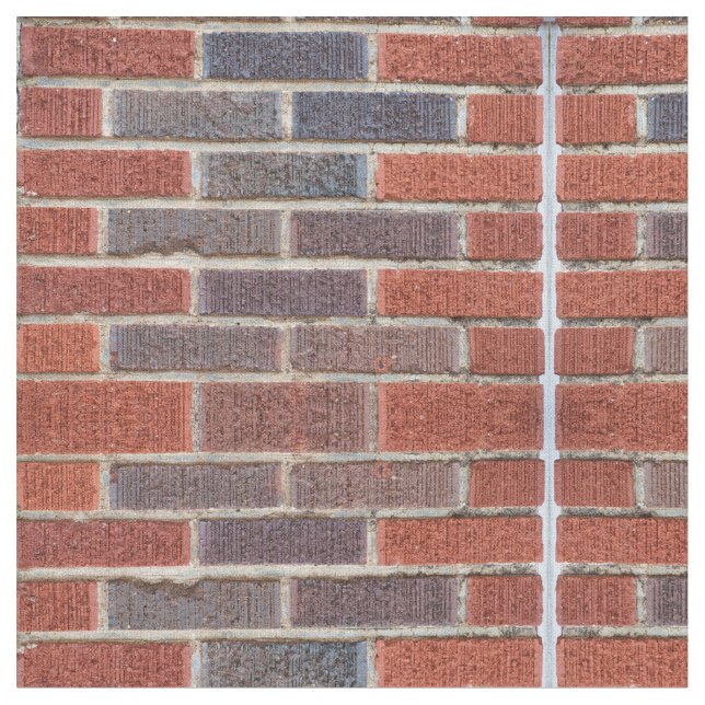 Brick Cotton Fabric (Close Up)