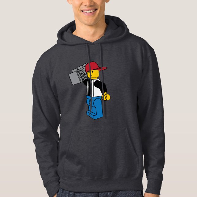 Brick Dance (with Ghetto Blaster) Hoodie (Front)