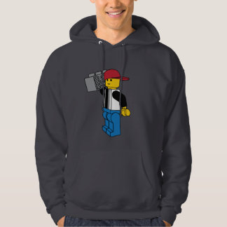Brick Dance (with Ghetto Blaster) Hoodie