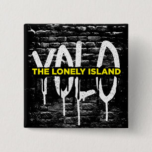 Brick Drip 15 Cm Square Badge