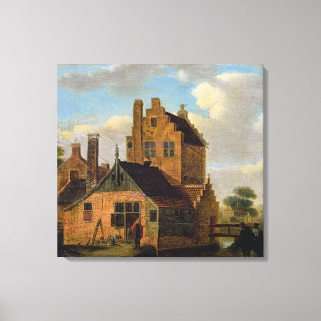 Brick Houses Canvas Print (Front)