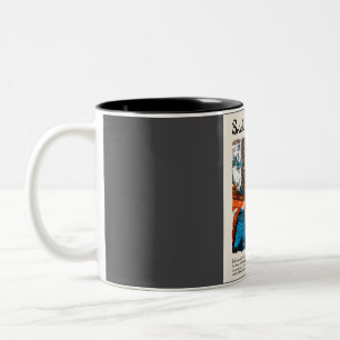 Brick Lane Vintage Watercolour Travel Two-Tone Coffee Mug