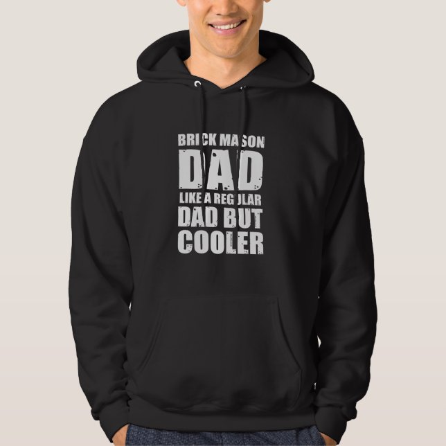 Brick Mason Dad Bricklayer Masonry Mason Hoodie (Front)