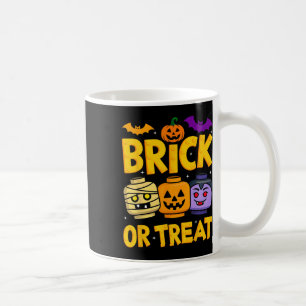 Brick Or Treat Halloween Master Builder Blocks Bui Coffee Mug