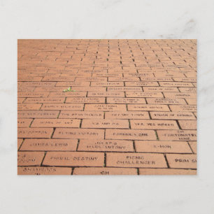 Brick path postcard