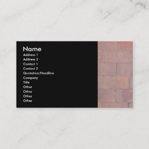 Brick Pavers Business Card