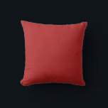 BRICK – Red Solid Colour   Cushion<br><div class="desc">BRICK is part of the ColorQuest Red Hues Collection. As a simple and chic solid colour BRICK RED can be used on its own for a stylish minimalist look. BRICK can also be used as an elegant and eye-catching backdrop to bring your ideas to life. ***If you do not see...</div>