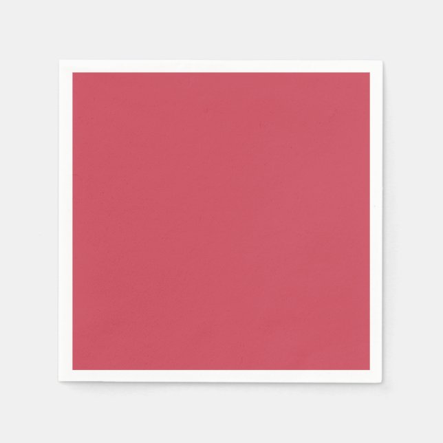 Brick red (solid colour)  napkin (Front)