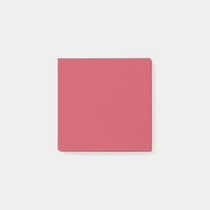 Brick red (solid colour) post-it notes