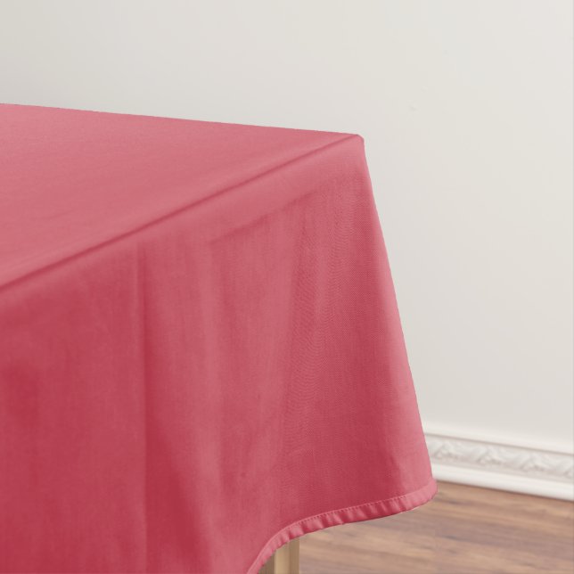 Brick red (solid colour)  tablecloth (In Situ)