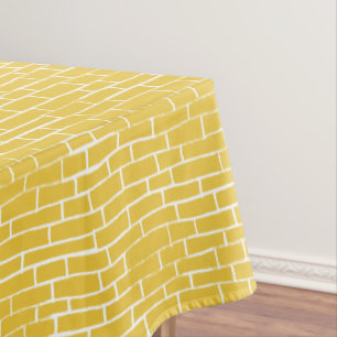 Brick Road - Yellow & transparent Tablecloth