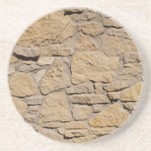 Brick, Rock, Stone Series---Light Stone Coaster
