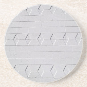 Brick, Rock, Stone Series---White Diamond Texture Coaster