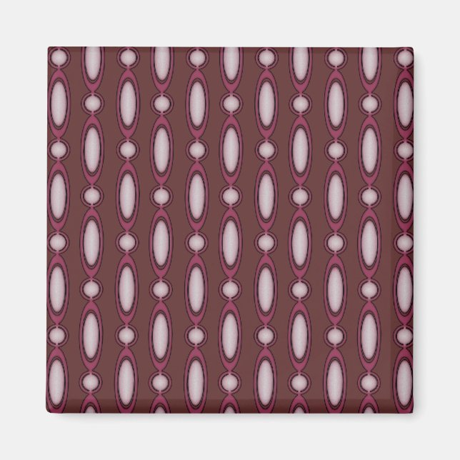 Brick & Rose Beaded Curtains Magnet (Front)