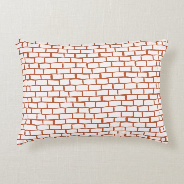 brick texture background decorative cushion (Front)