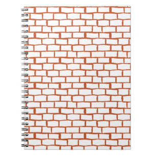 brick texture background notebook