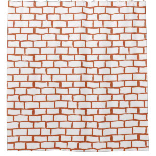 brick texture background shower curtain