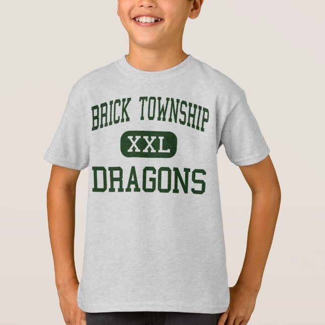 Brick Township - Dragons - High - Brick New Jersey T-Shirt (Front)