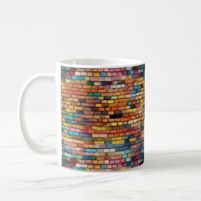 Brick Wall 3D Mug (Left)